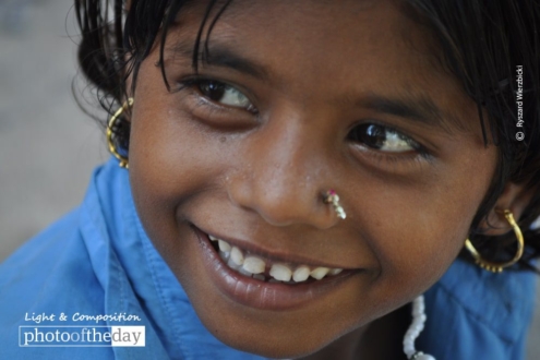 Pierced Smile, by Ryszard Wierzbicki - Photojournalism, Candid Photography, Award Winning Photography, Documentary Photography, Ryszard Wierzbicki