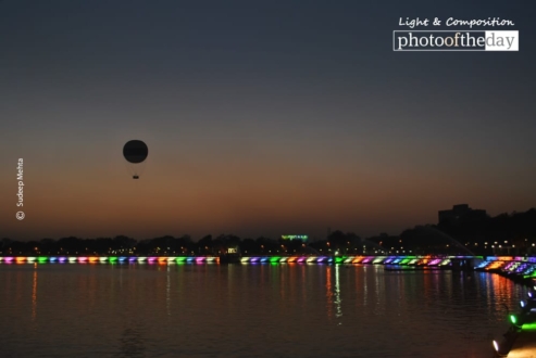 Kankaria Lake, by Sudeep Mehta - Night Photography, Photojournalism, Photography Awards, Photo of the Day, Light & Composition