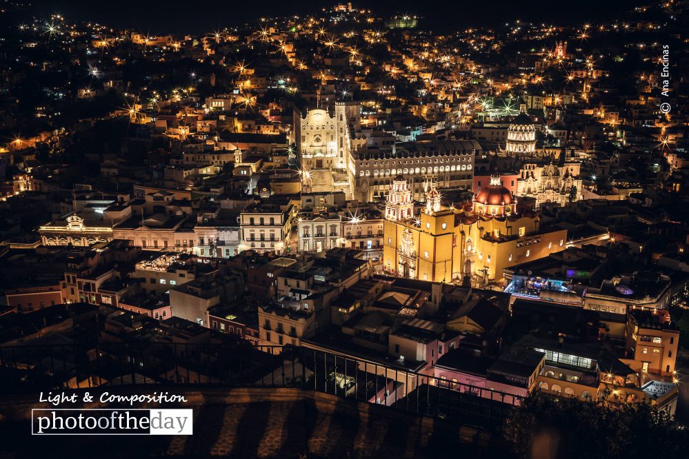 The Beautiful City of Guanajuato, by Ana Encinas - Night Photography, Award Winning Photography, Guanajuato Photography, Photo of the Day, Ana Encinas