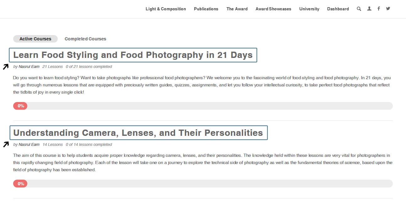 Online Photography Courses, Photography Education, Art Photography, Photojournalism, Photography Awards - Getting Started with Your University Courses Getting Started with Your University Courses - Online Photography Courses, Photography Education, Art Photography, Photojournalism, Photography Awards