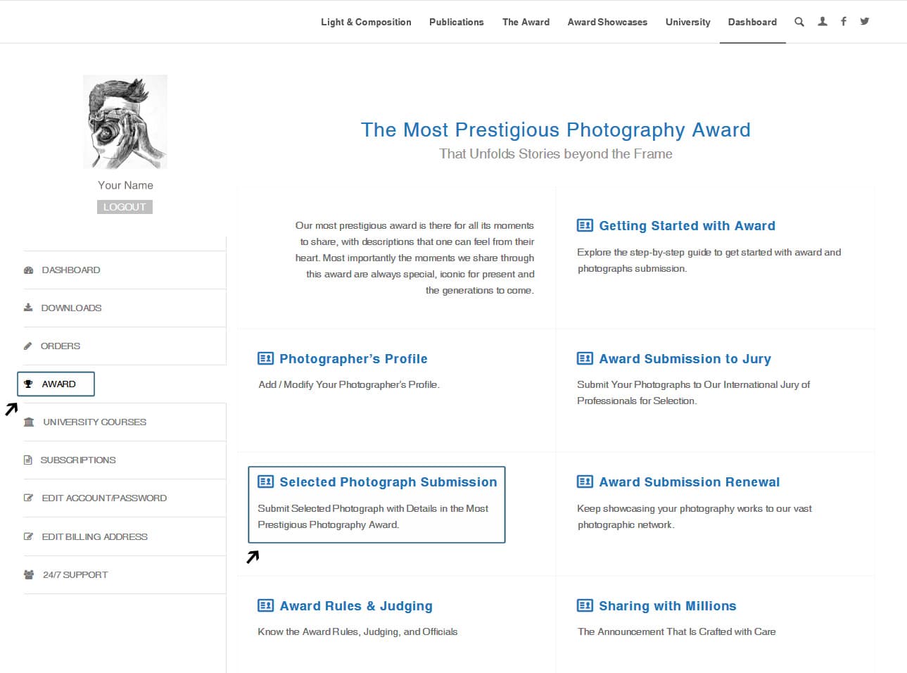 Photography Awards, Photojournalism, Online Photography Courses, Art Photography, Photography Education - Getting Started with Award and Submission Getting Started with Award and Submission - Photography Awards, Photojournalism, Online Photography Courses, Art Photography, Photography Education