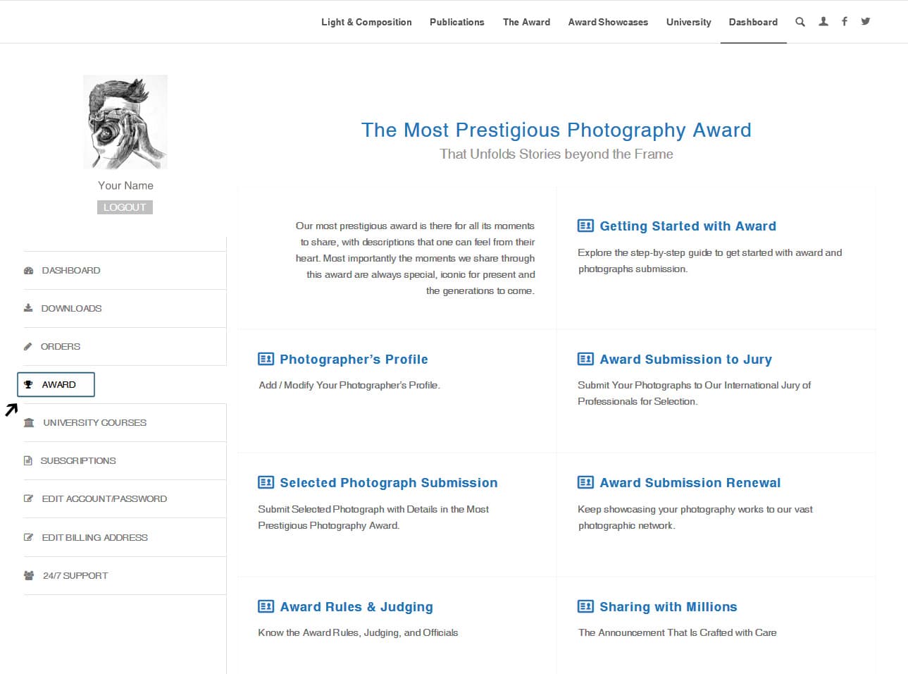 Photography Awards, Photojournalism, Online Photography Courses, Art Photography, Photography Education - Getting Started with Award and Submission Getting Started with Award and Submission - Photography Awards, Photojournalism, Online Photography Courses, Art Photography, Photography Education
