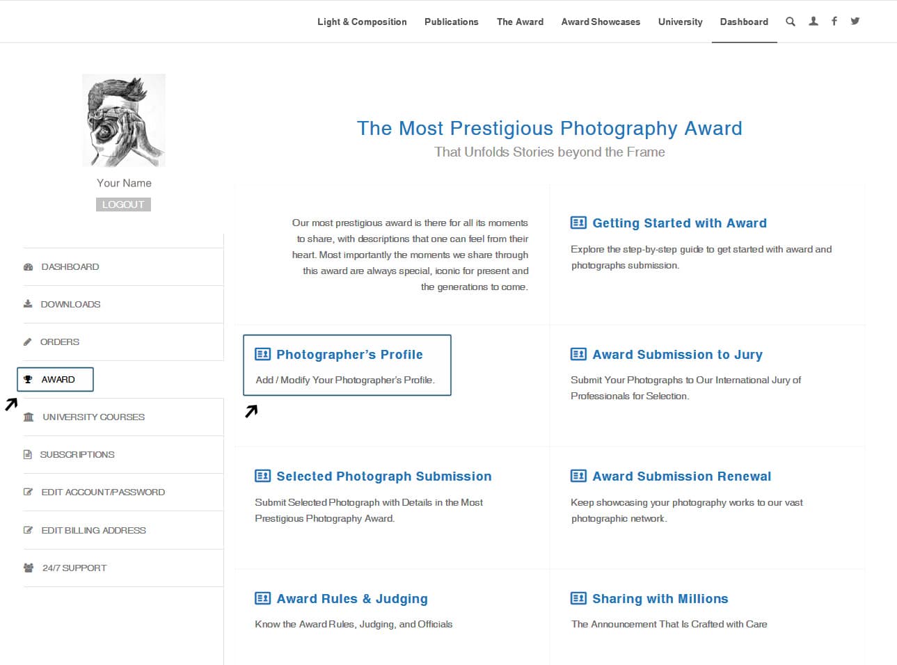 Photography Awards, Photojournalism, Online Photography Courses, Art Photography, Photography Education - Getting Started with Award and Submission Getting Started with Award and Submission - Photography Awards, Photojournalism, Online Photography Courses, Art Photography, Photography Education