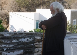 Meditating Priest, by Thomas Lianos