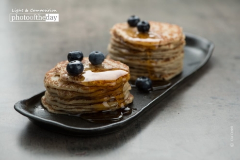 Swedish Silver Dollar Pancakes, by Ola Cedell - Food Photography, Award Winning Photography, Swedish Pancakes, Ola Cedell, Photo of the Day