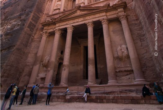 The Treasury of Nabataeans, by Afnan Naser Chowdhury - Architectural Photography, Photo of the Day, Petra, Photography Award, Afnan Naser Chowdhury