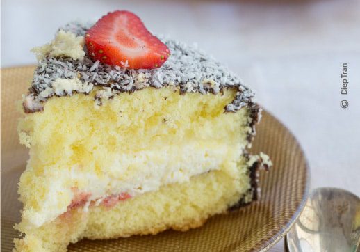 Lamington Cake, by Diep Tran - Food Photography, Photography Awards, Photo of the Day, Diep Tran, Art Photography