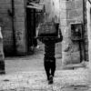 Transporting Freshly Baked Bread, by Afnan Naser Chowdhury - Street Photography, Award Winning Photo, Freshly Baked Bread, Photojournalism, Jerusalem