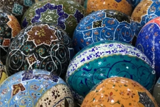 Hand Painted Ostrich Eggs, by Afnan Naser Chowdhury