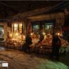 Snowing in Diyarbakir Bazaar, by Mehmet Masum - Photojournalism, Night Photography, Documentary Photography, Photography Awards, Mehmet Masum Suer
