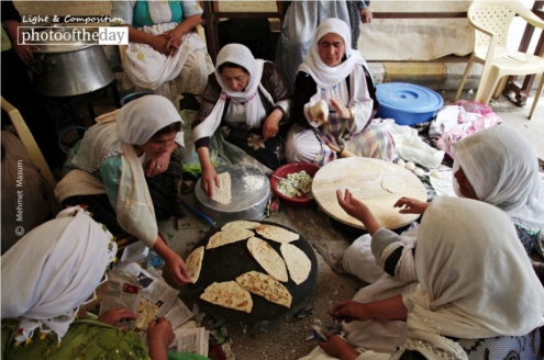 Traditional Kurdish Pie Baking, by Mehmet Masum - Photojournalism, Documentary Photography, Kurdish Culture, Travel Photography, Mehmet Masum Suer