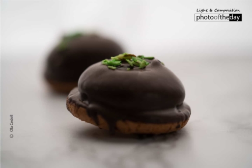 Biscuits with Pistachio Cream, by Ola Cedell - Food Photography, Award Winning Photography, Photo of the Day, Ola Cedell, Food Photography Awards