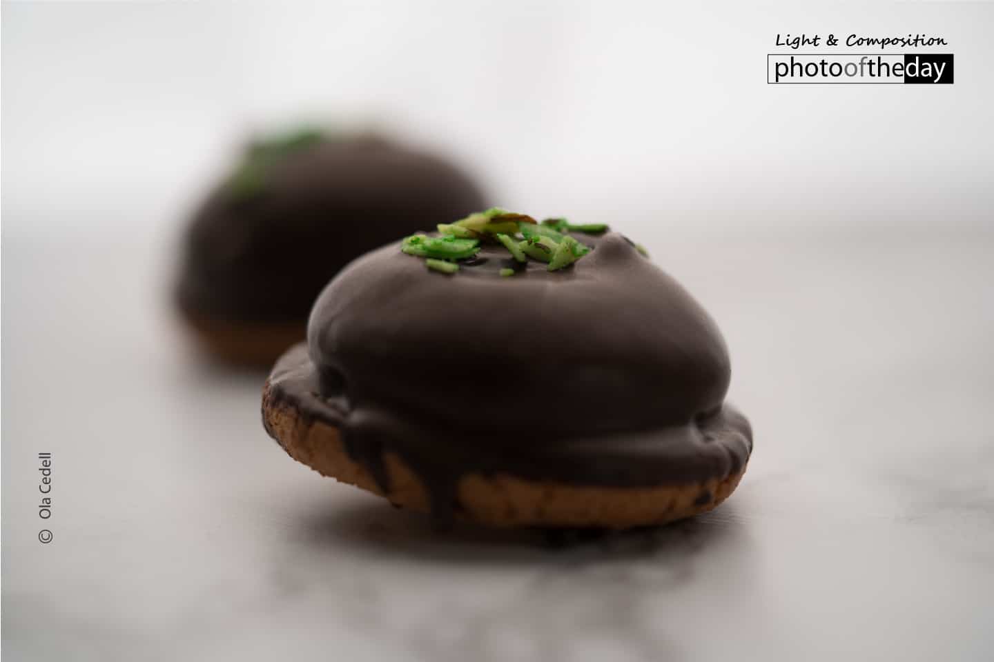 Biscuits with Pistachio Cream, by Ola Cedell - Food Photography, Award Winning Photography, Photo of the Day, Ola Cedell, Food Photography Awards