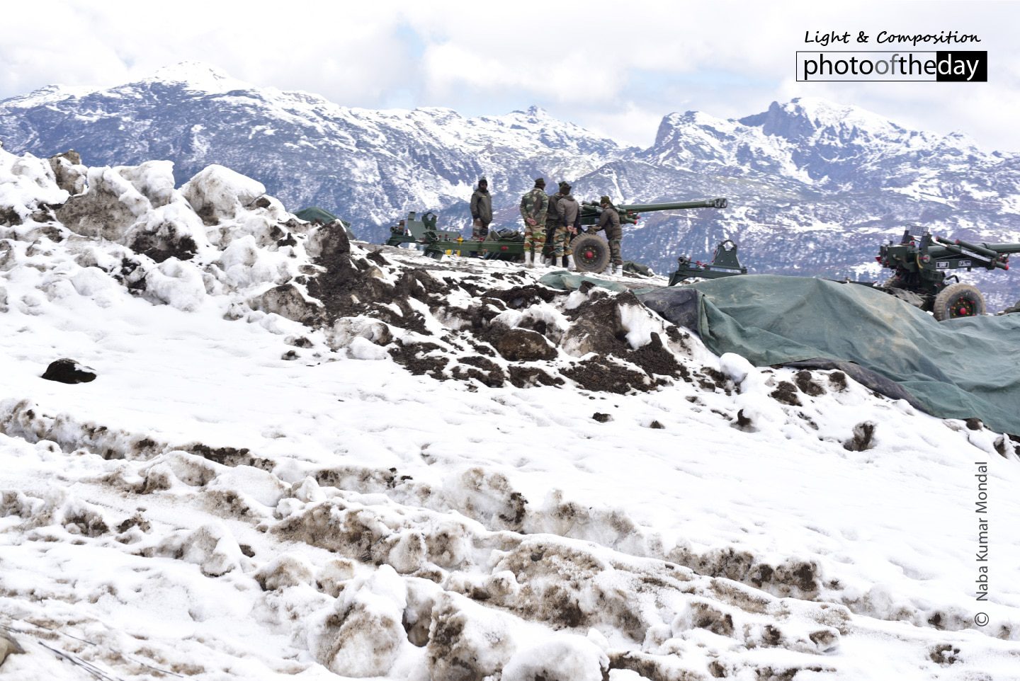 For the Motherland, by Naba Kumar Mondal - Photojournalism, Adventure Photography, Naba Kumar Mondal, Bumla Pass, Award-Winning Photography