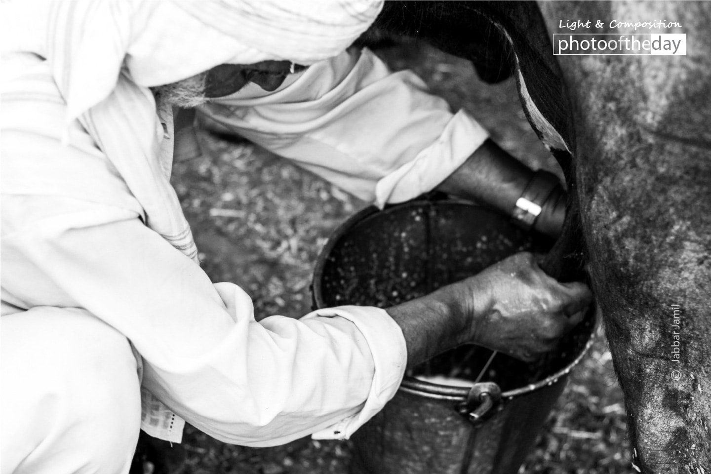 Milkman, by Jabbar Jamil - Street Photography, Photojournalism, Black and White Photography, Photography Awards, Photo of the Day