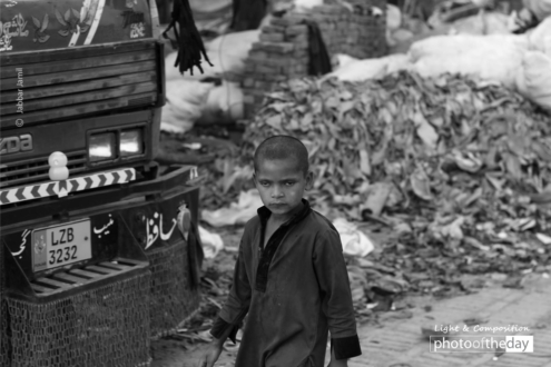 An Angry Boy, by Jabbar Jamil - Street Photography, Photojournalism, Documentary Photography, Award Winning Photo, Jabbar Jamil