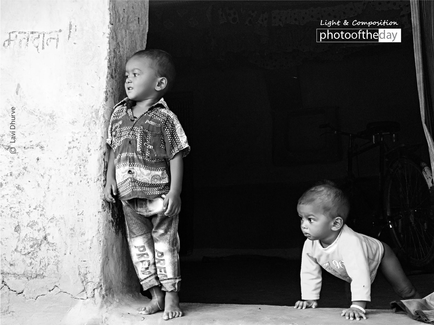 Surprised, by Lavi Dhurve - Photojournalism, Black and White Photography, Photography Awards, Photo of the Day, Lavi Dhurve