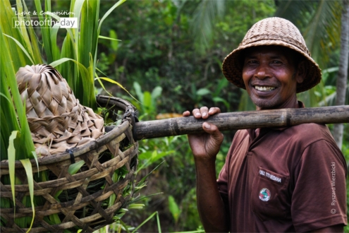 The Balinese Bearer by Ryszard Wierzbicki - Photojournalism, Portrait Photography, Award Winning Photography, Bali Photography, Documentary Photography