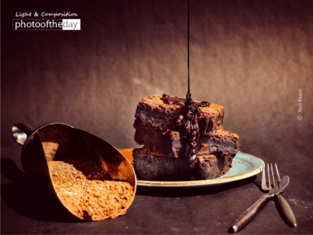 Signature Chocolate Brownie by Ravi Rawat - Food Photography, Photography Award, Photo of the Day, Award Winning Photography, Food Photography Awards