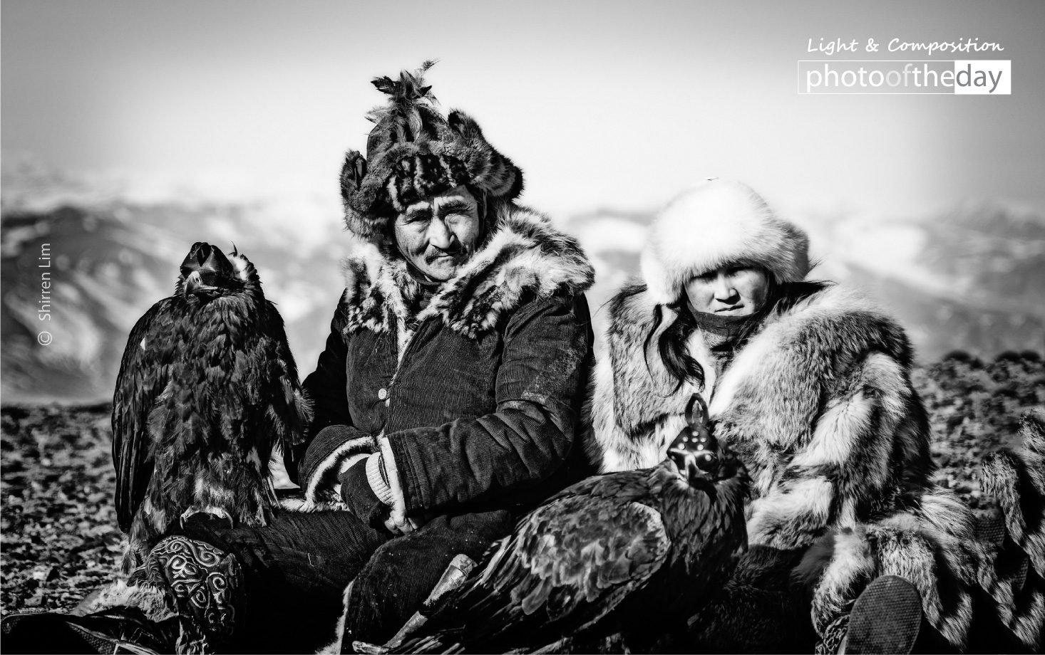 Photojournalism, Portrait Photography, Eagle Hunters, Photography Awards, Photo of the Day - Eagle Hunters by Shirren Lim Eagle Hunters by Shirren Lim - Photojournalism, Portrait Photography, Eagle Hunters, Photography Awards, Photo of the Day