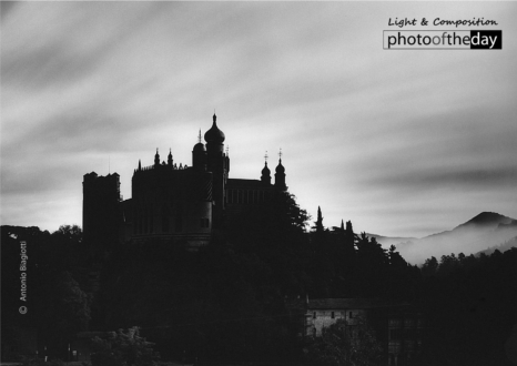 Panorama Rocchetta Mattei by Antonio Biagiotti - Architectural Photography, Long Exposure Photography, Art Photography, Photography Awards, Online Photography Courses