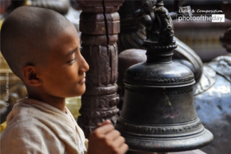 A Nepalese Novice Monk by Ryszard Wierzbicki