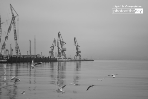 Baku City in Monochrome by Fidan Nazim Qizi - Monochrome Photography, Baku Photography, Art Photography, Photo of the Day, Award Winning Photography