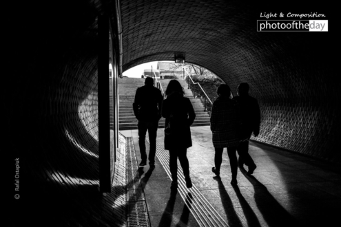Tunnel by Rafal Ostapiuk - Photojournalism, Street Photography, Award-Winning Photo, Rafal Ostapiuk, Light and Composition