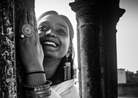 A Smile on Her Face by Sandhya Kumari - Portrait Photography, Photojournalism, Art Photography, Photography Awards, Online Photography Courses