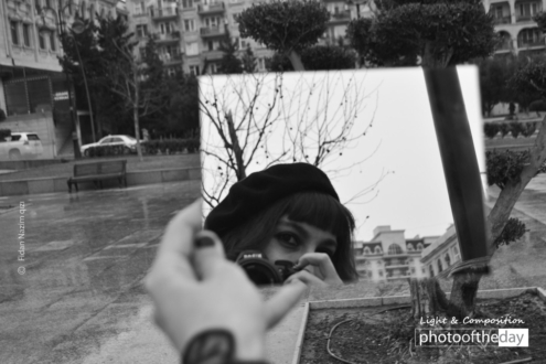Mirror by Fidan Nazim Qizi - Black and White Photography, Photo of the Day, Art Photography, Photojournalism, Photography Awards