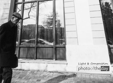 A Walking Man by Fidan Nazim Qizi - Street Photography, Photojournalism, Photography Awards, Art Photography, Photo of the Day