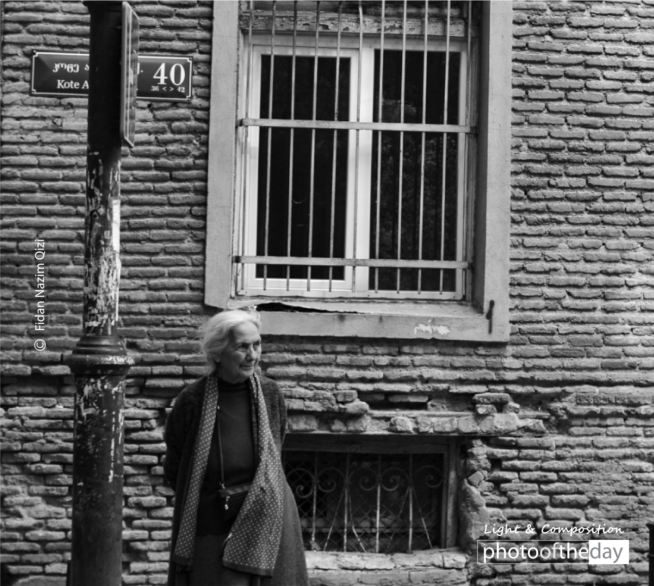 A Lonely Old Woman by Fidan Nazim Qizi - Photojournalism, Black and White Photography, Art Photography, Photography Awards, Fidan Nazim Qizi