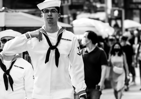 A Sailor Man in the City by Jose Juniel Rivera-Negron - Street Photography, Photojournalism, Photography Courses, Art Photography, Photo of the Day