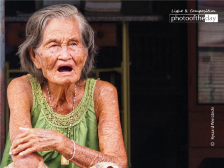 An Elderly Woman by Ryszard Wierzbicki - Photojournalism, Portrait Photography, Elderly, Ryszard Wierzbicki, Photography Awards