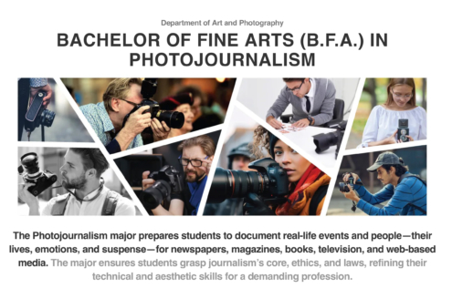 Bachelor of Fine Arts (B.F.A.) in Photojournalism - Photojournalism, Photography Degree, BFA Photography, Documentary Photography, News Photography