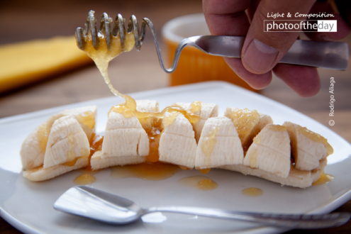 Banana Dessert by Rodrigo Aliaga - Food Photography, Photography Education, Online Photography Courses, Diploma in Photography, Art Photography