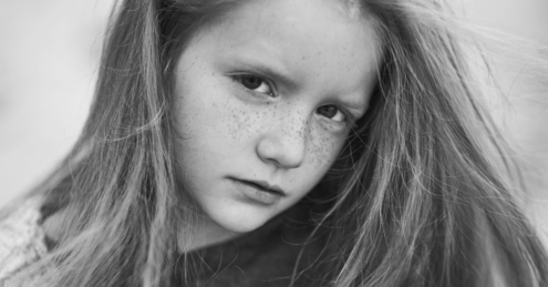 Freckled Beauty by Anastasia Markus - Art Photography, Photo of the Day, Photography Awards, Portrait Photography, Black and White Photography