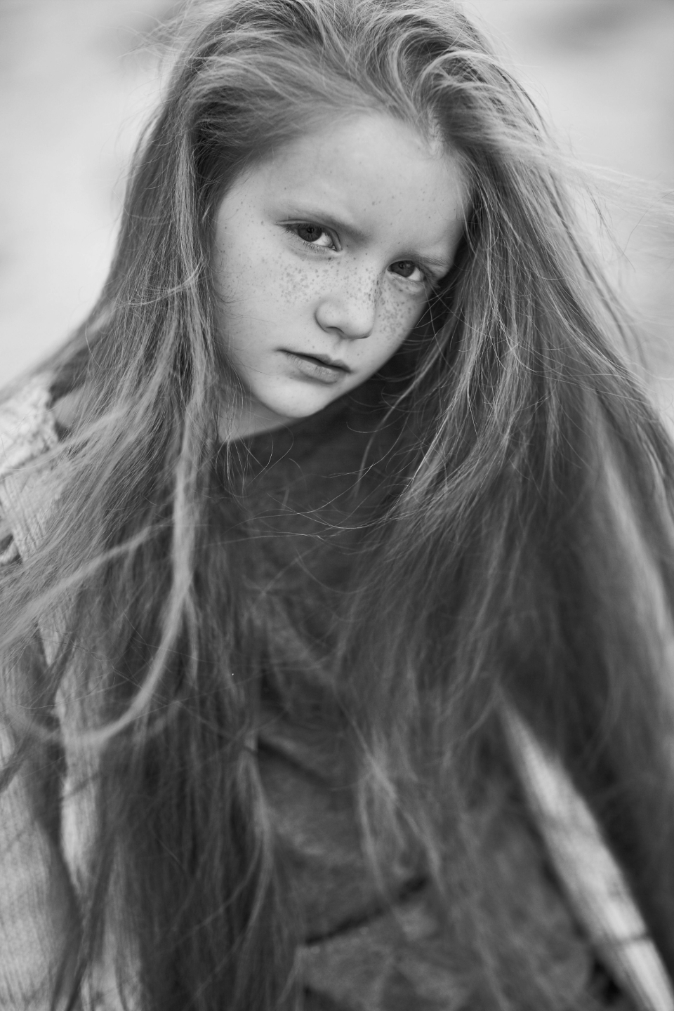 Freckled Beauty by Anastasia Markus - Art Photography, Photo of the Day, Photography Awards, Portrait Photography, Black and White Photography