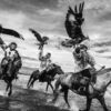 The Three Hunters by Lise Leino - Photojournalism, Photography Awards, Art Photography, Lise Leino, Eagle Hunters