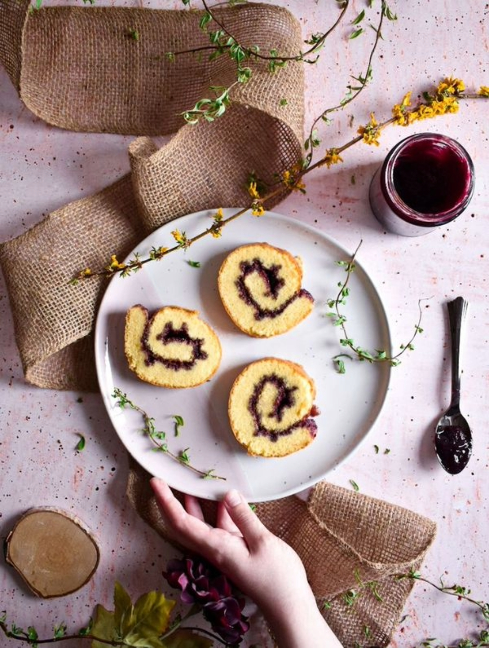 Cake Roll with Jam by Jasna Verčko - Food Photography, Cake Roll, Jam, Photography, Jasna Verčko