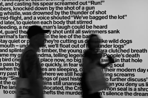 Not Reading Poetry by Leanne Lindsay - Street Photography, Black and White Photography, Photojournalism, Photography Composition, Light & Composition University