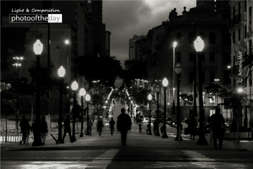 On That Cold Wednesday Night by Adriano Mor - Photojournalism, Black and White Photography, Art Photography, Photography Awards, Online Photography Courses