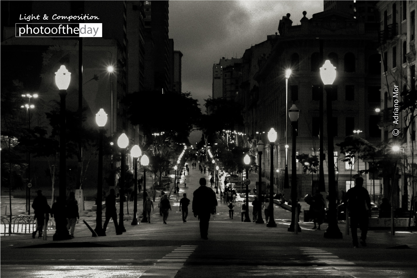 On That Cold Wednesday Night by Adriano Mor - Photojournalism, Black and White Photography, Art Photography, Photography Awards, Online Photography Courses