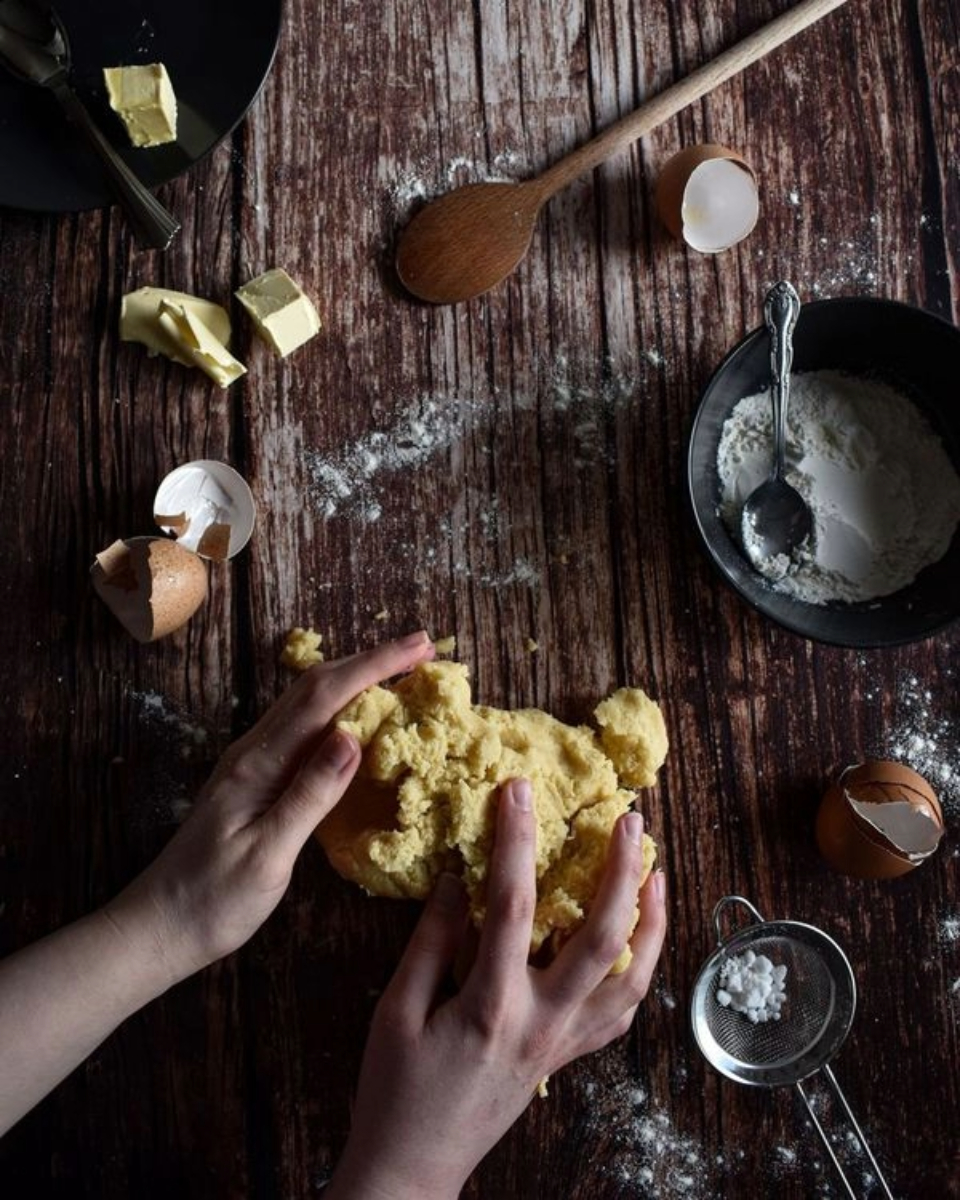 Making the Shortbread Crust by Jasna Verčko - Food Photography, Shortbread Crust, Food Styling, Photography, Jasna Verčko