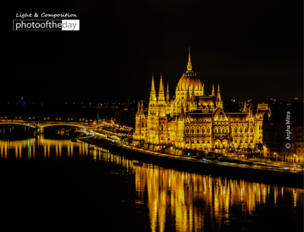 The Hungarian Parliament by Argha Mitra - Night Photography, Photography Awards, Art Photography, Photojournalism, Light & Composition University