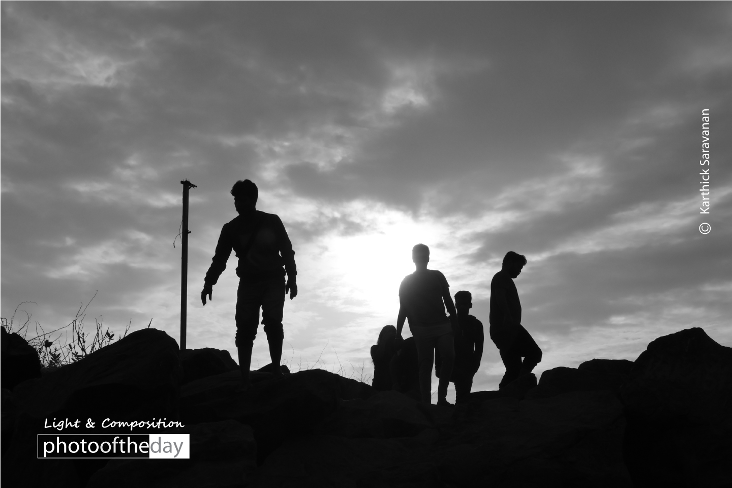 Silhouette Photography, Sunrise Photography, Art Photography, Photojournalism, Photography Education - Walking on the Rocks by Karthick Saravanan Walking on the Rocks by Karthick Saravanan - Silhouette Photography, Sunrise Photography, Art Photography, Photojournalism, Photography Education