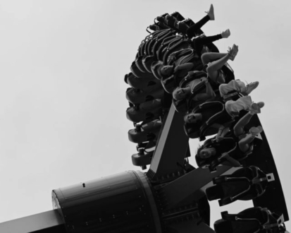 The Thrill of the Ride by Leanne Lindsay - Photojournalism, Black and White Photography, Photography Education, Art Photography, Online Photography Courses