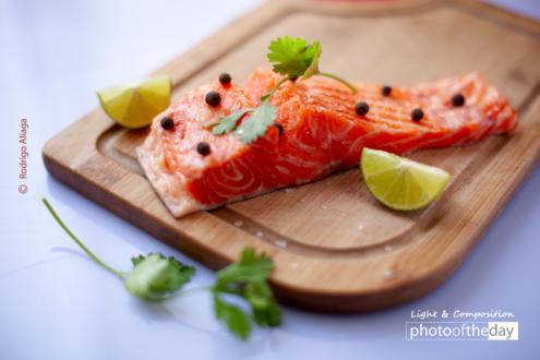 Trout and Parsley by Rodrigo Aliaga - Food Photography, Photography Awards, Photo of the Day, Art Photography, Rodrigo Aliaga