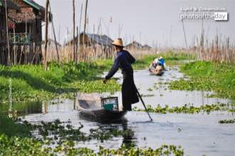 Visiting the Floating Village by Ryszard Wierzbicki