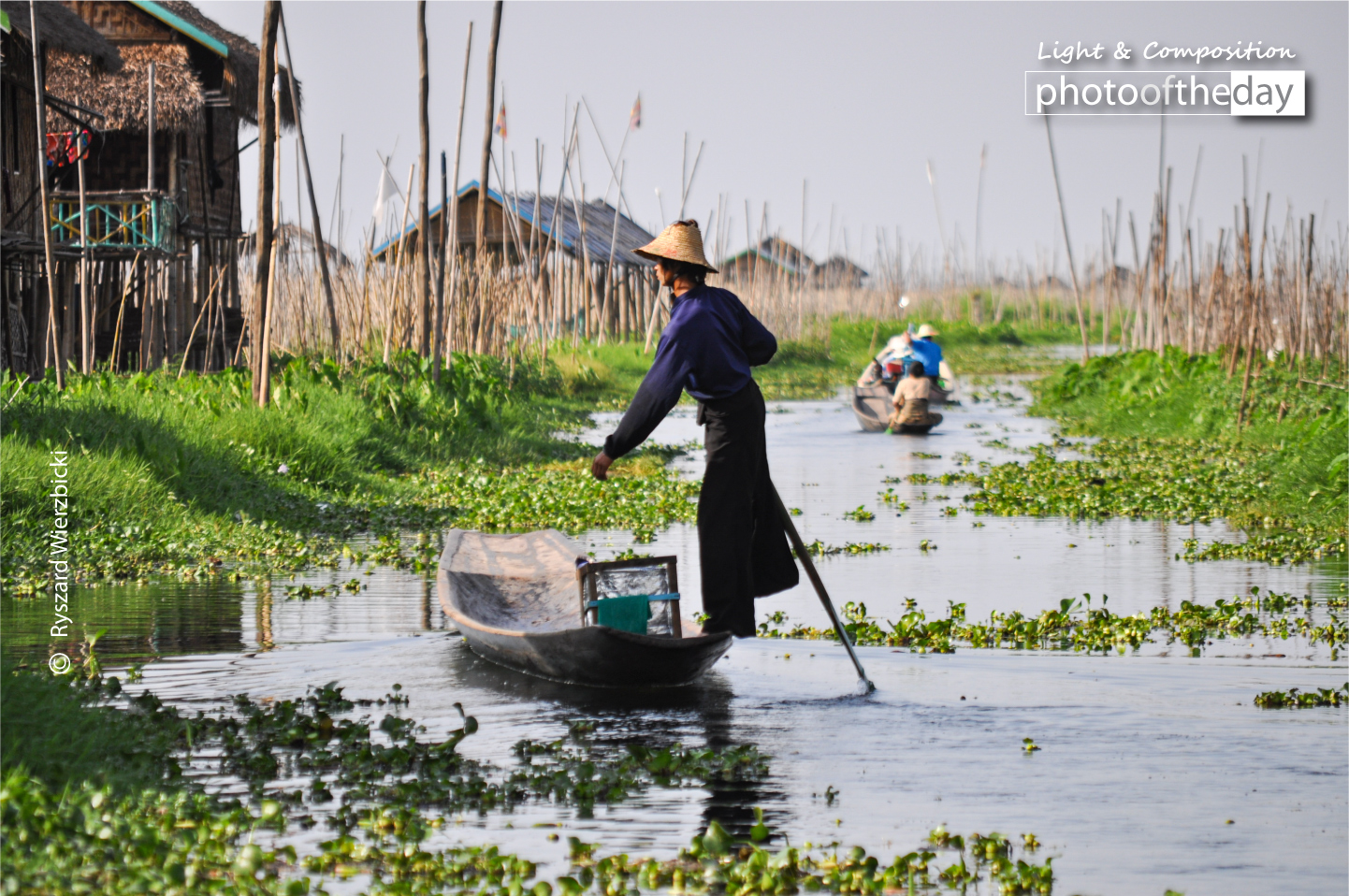 Visiting the Floating Village by Ryszard Wierzbicki - Photojournalism, Travel Photography, Inle Lake, Ryszard Wierzbicki, Photography Awards
